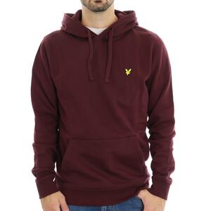 FELPA CAPPUCCIO BORDEAUX